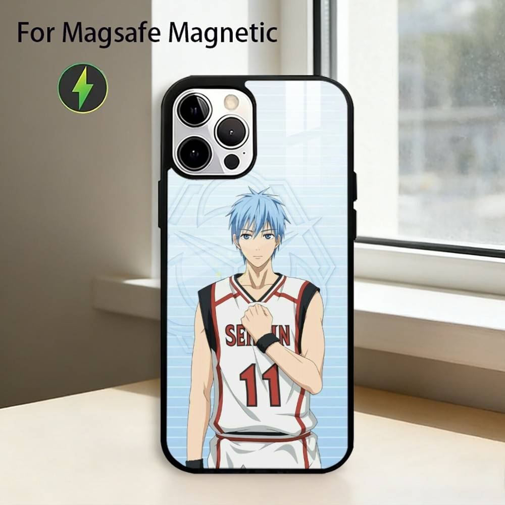 Kuroko's Basketball Phone Case For iPhone17,16,15,14,13,12,11 Plus,Pro Magnetic with Magsafe Wireless Charging