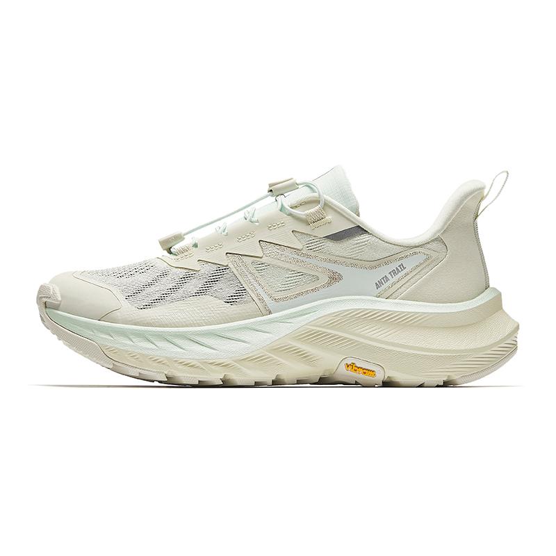 Anta Nitro Cloud Lightweight Running Shoes Women Ivory White Light Purple 922435505-2 40