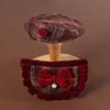 Pet Bowknot Bib Beret Set Cats Dogs - Cotton Woven Plaid Four Use