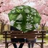 1pc Fern Leaves Pattern Pattern Umbrella Design Automatic Opening and Closing Umbrella, High-quality Travel Umbrella,  C1128060