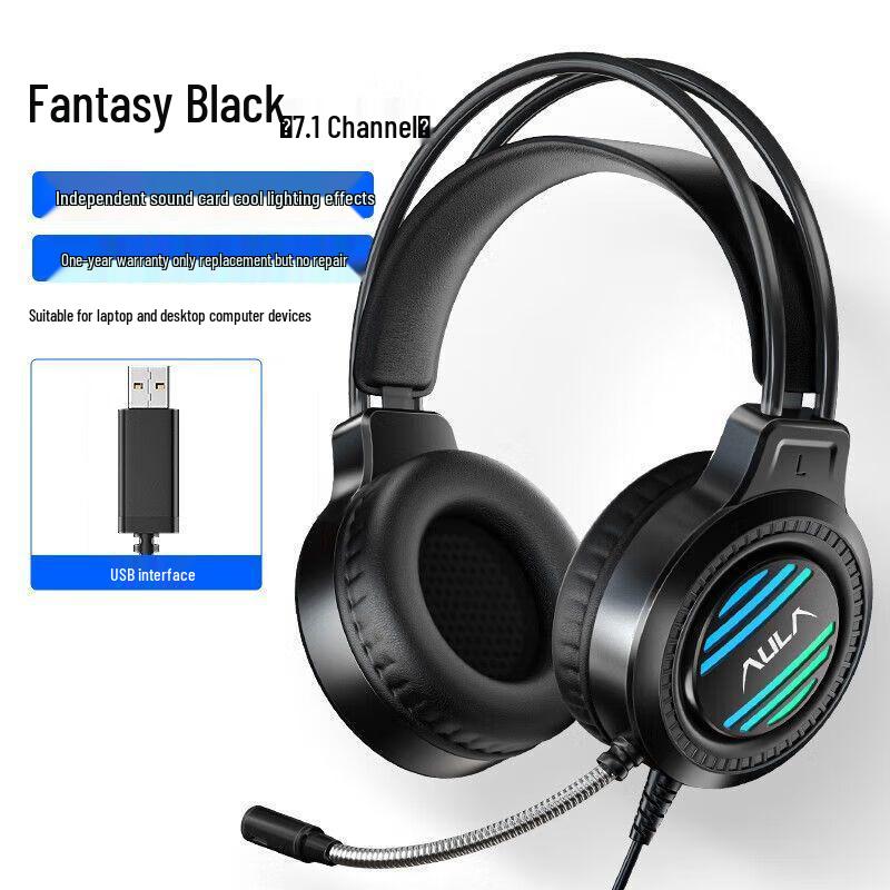 Pink Cat Ear Over-Ear Wired Headphones for Gaming and Esports - Cute Girly Design with Heart Accent.