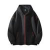 New Languid Sense Hoodie Hoodie All Kinds Of Tie-in Zipper Cardigan Loose Casual Coat Trend Long Sleeve Bottom Shirt