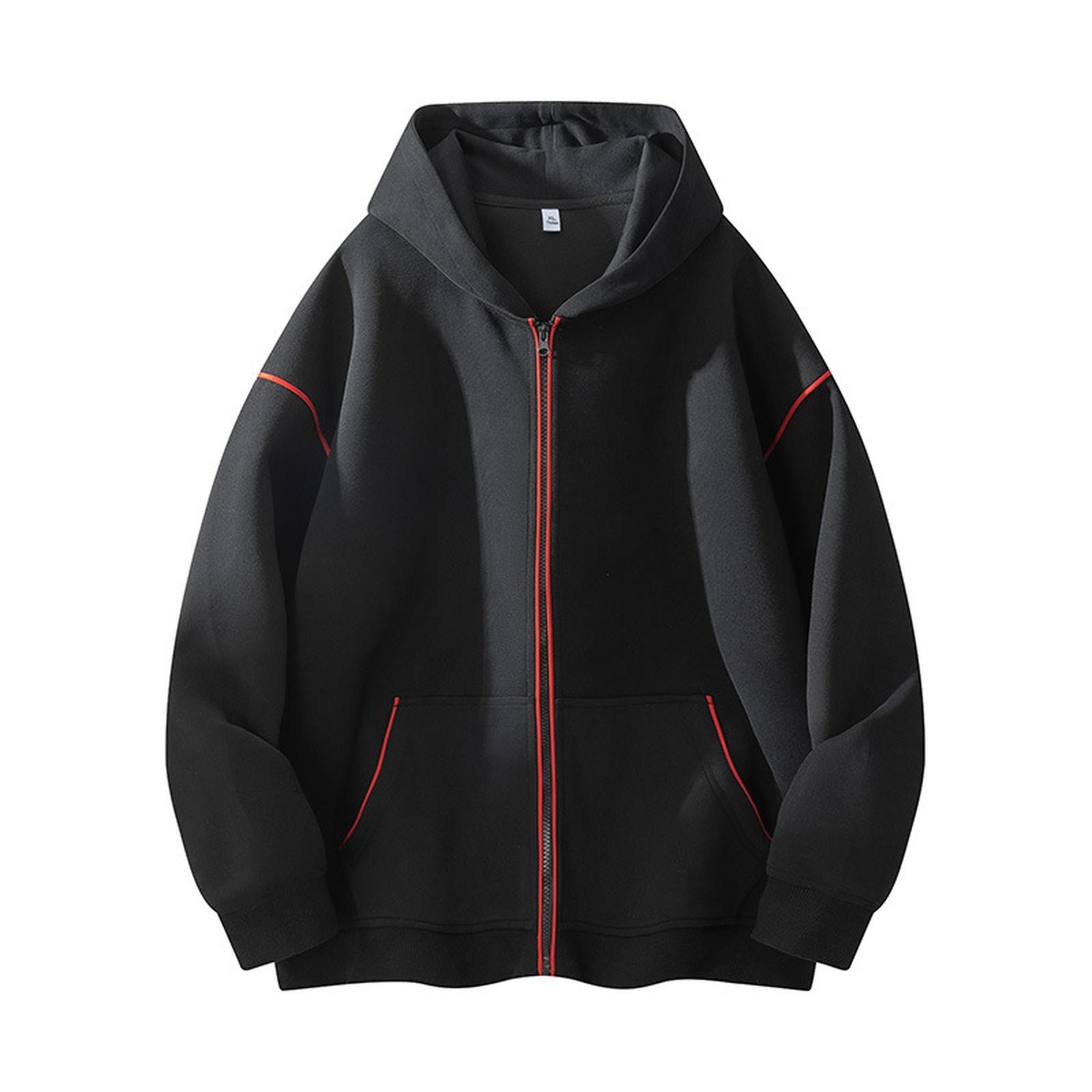 

Новая толстовка Languid Sense Толстовка Все виды сочетаний Кардиган на молнии Свободное повседневное пальто Тренд Длинный рукав Базовая футболка L