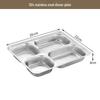 Anmu 304 Stainless Steel Compartment Meal Tray