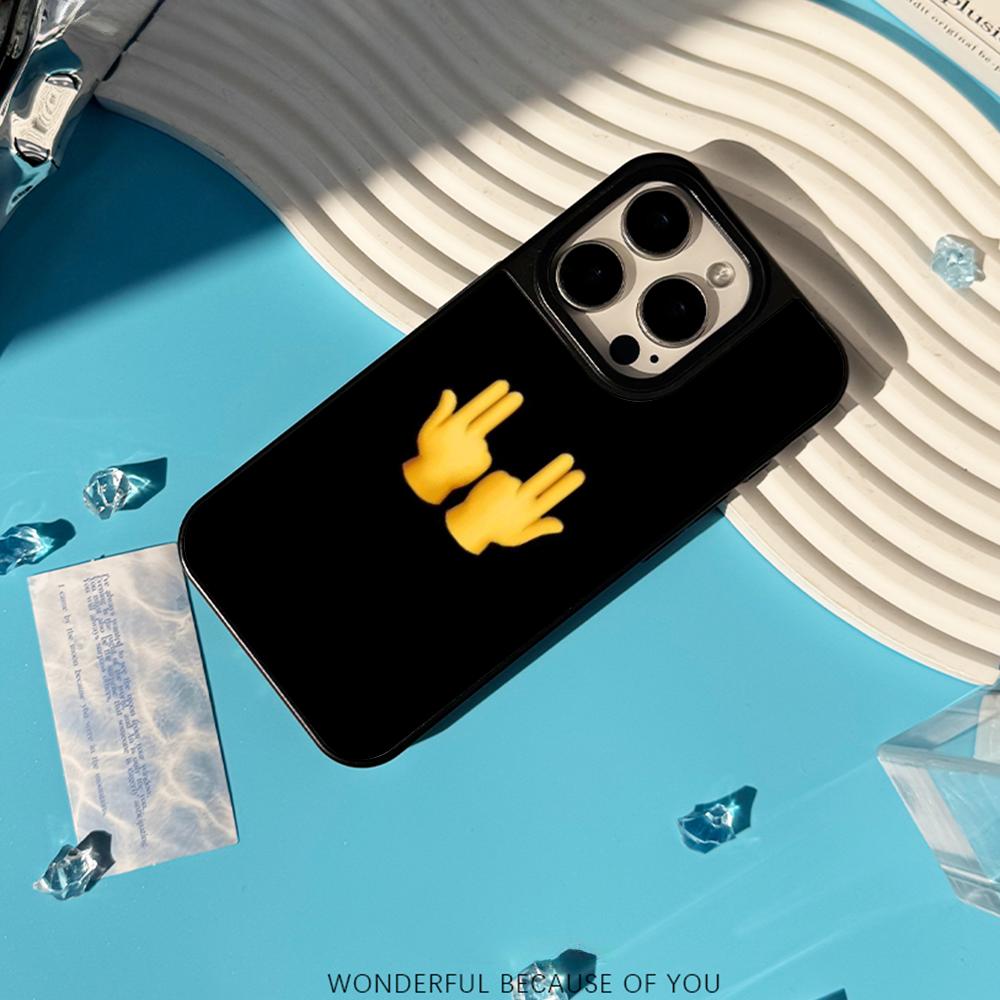 Cooler Sänger Pop JuL Logo Poster Handyhülle für iPhone 17 16 e 15 14 13 12 Pro Max Lammfell Silberrand Schutzhülle