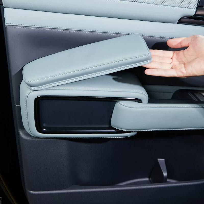 For BYD Leopard 5 Denza B5 Car Door Armrest Height-increasing Pad Protective Covers Booster Pad Anti-wear Pads Car Accessories