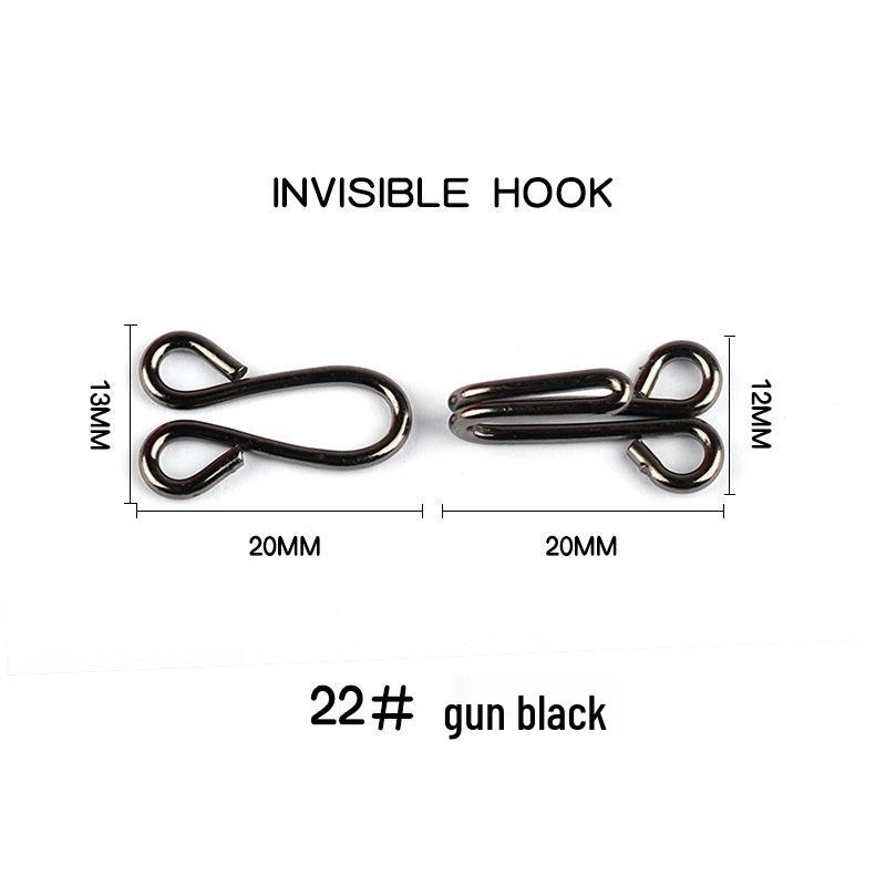 

Пряжка из антикоррозийного металла: Брюки/юбка из норкового бархата с крючком для скрытой застежки 22# Gun Black