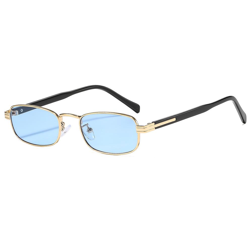 New Luxurious Rectangle Sunglasses Women Vintage High Quality Designer Square Sun Glasses Men Shades Female Eyewear