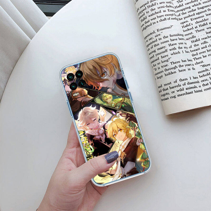 MH64 Genshin Impact Case for Motorola E7 G6 G7 G8 G9 Plus Power Play G10 G20 G04 E30 E40 E22 E20 E13 E15 G22 G23 G05 G75 G35 G55