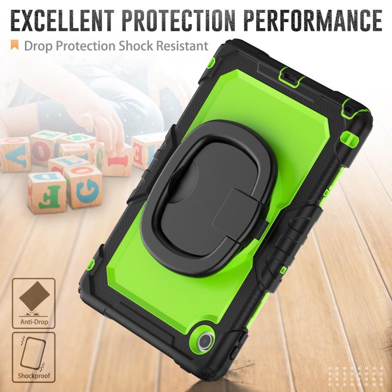Protective Case With Rotating Stand Lenovo Tab 10.1 311XU K10C 311FU 2025 Tablet PC Silicone Cover Shockproof