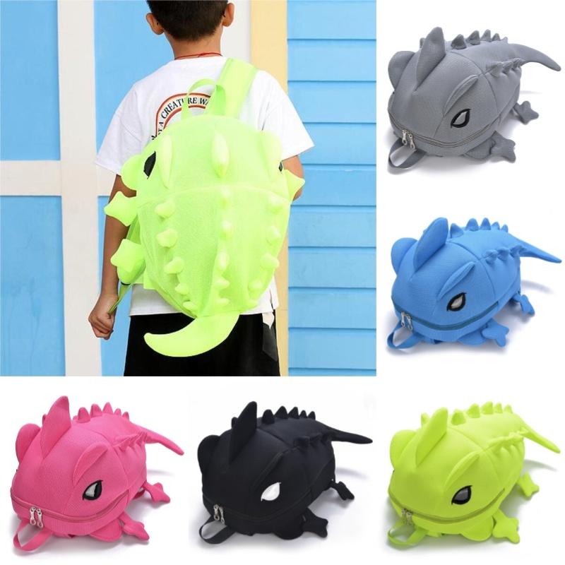 Colorful Chameleon School Backpack For Kids