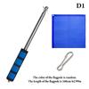  Horse Training Flags With Telescopic Flagpole Tour Guide Flagpole Set Portable Horseback Riding Gear Vibrant Colors