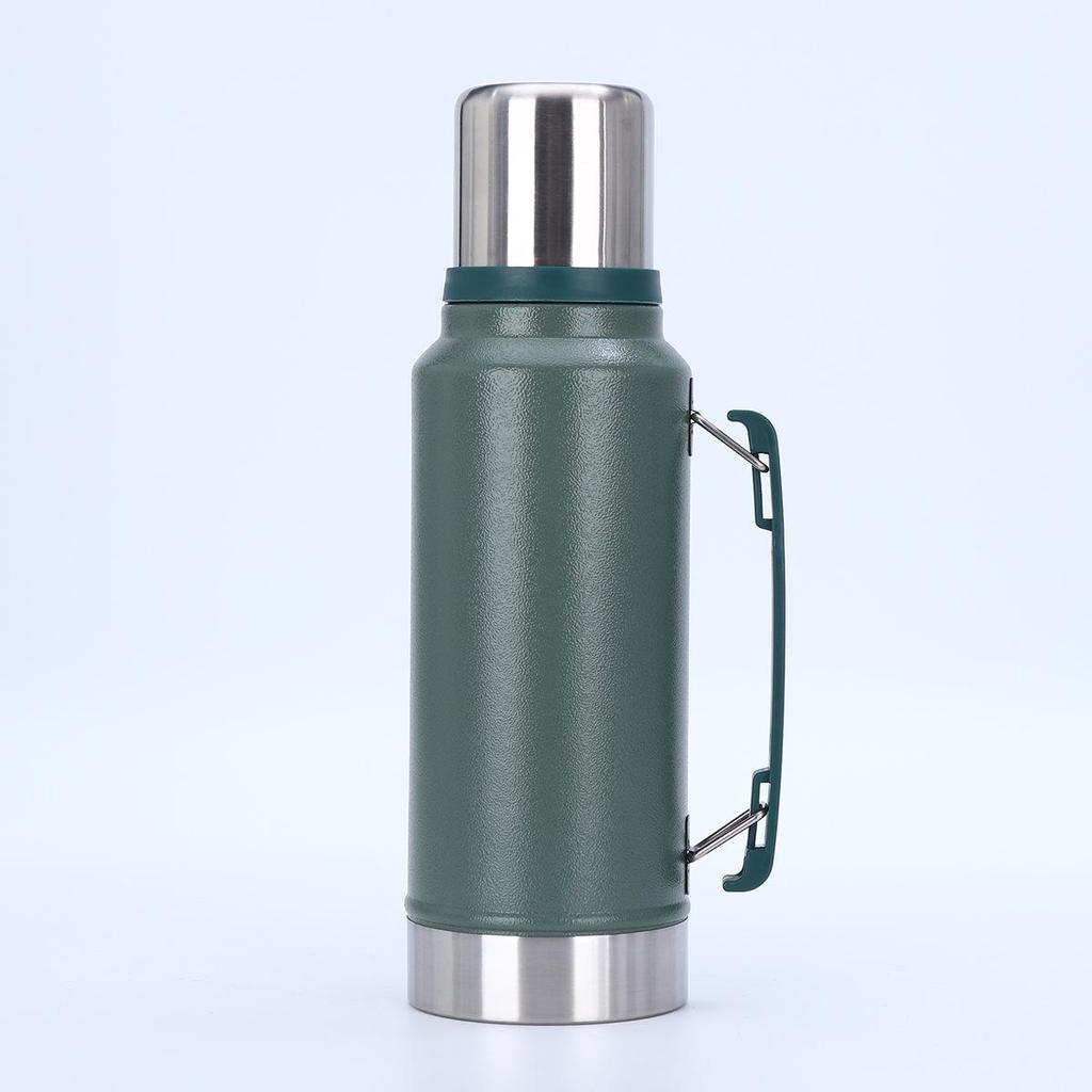 Stanley Stainless Steel Thermos Flask: Large Capacity Outdoor Water Bottle