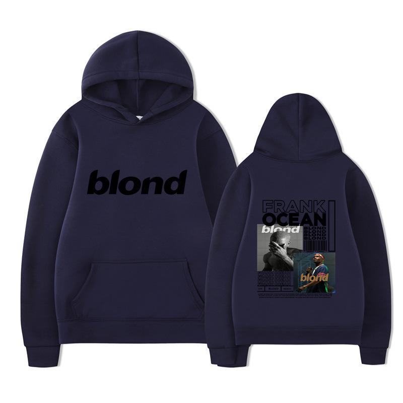 New blond Amazon autumn and winter new fleece urban casual hooded sweater