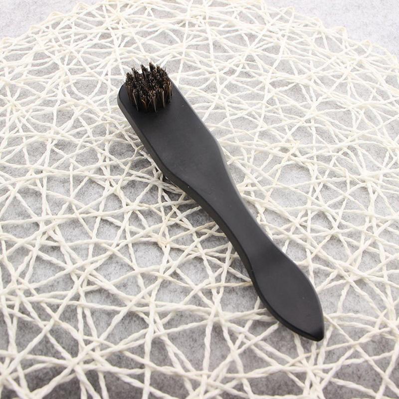 Shoe Cleaning Brush Double-Sided Horsehair Handle Shoe Brush With Soft Hair Multi-Functional Washing Shoe Cleaning Brush Protect