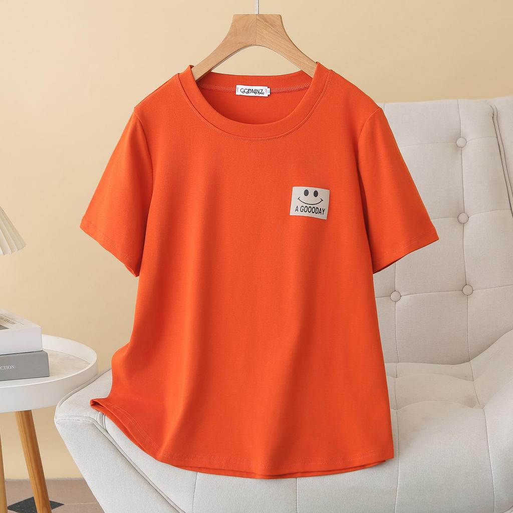 2026 Summer Plus Size Women's Casual Cotton Printed T-Shirt