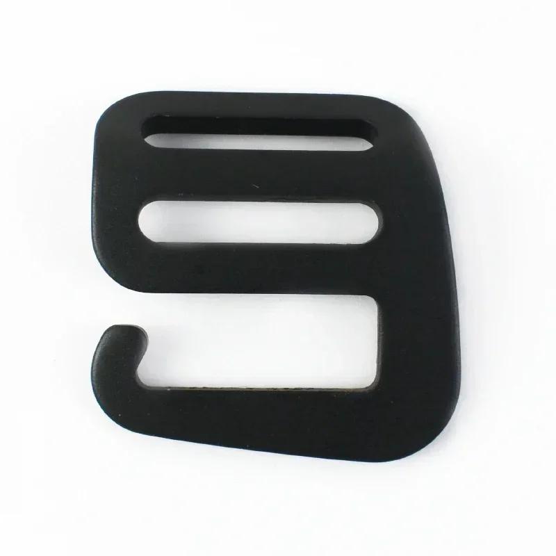 2-10 Pezzi Fibbie a Gancio a G Metalliche Meetee Fibbia a Tripla Regolazione Scorrevole 20/25mm Fibbia di Chiusura per Borsa Zaino Accessori Hardware per Nastri