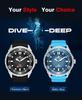 Solar-Powered Stainless Steel Dive Watch