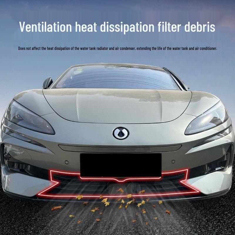 Tengshi Z9GT Front Grille Anti-Insect Net: Snap-On Radiator, Mosquito, and Fluff Protection; No Disassembly Needed