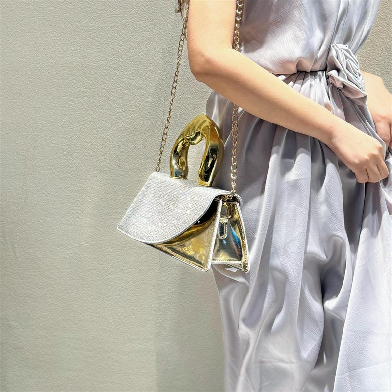 Nischen-Design Handtasche Frühling Neu Lässig Temperament Persönlichkeit Einfach Trend Schulter Kleine Quadratische Tasche