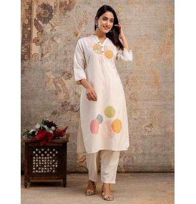 Damen Designer Party Wear Kordelset Kurti Indisch Bollywood Oberteil Tunika Kurta Hosen Set Kleid