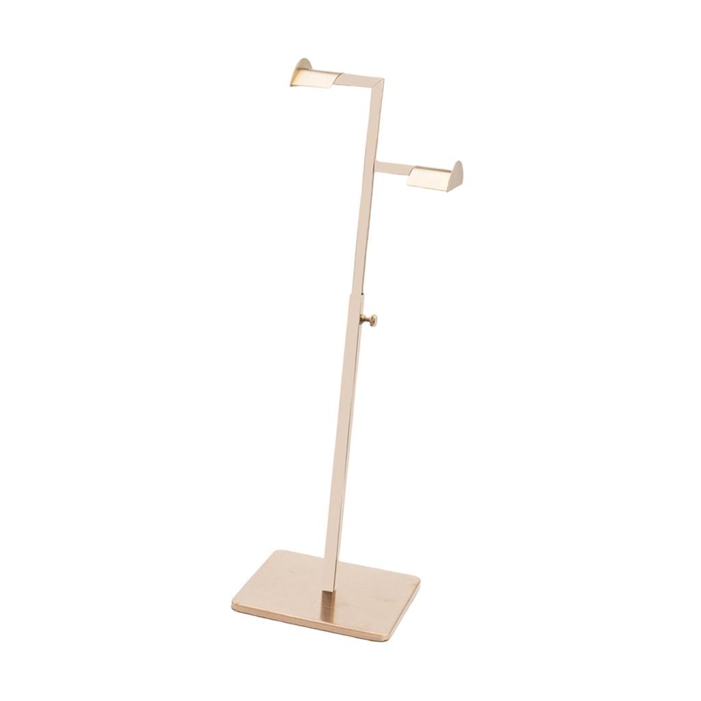 Metal Bag Display Stand, Adjustable Bag Display Rack Handbag Display Stand with