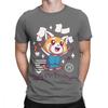T Shirt for Men Aggretsuko Tee Shirt Aggressive Retsuko Yey For Friday Happy Weeken Tshirt 100 Cotton TShirts Party Clothing