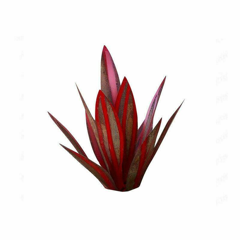 

DIY Металлическая Художественная Текила Деревенская Скульптура 9 листьев Сад Двор Скульптура Домашний Декор 27cm