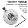 Torque Wrench Torquemeter Dial Hand Tool Auto Service Equipment Garage Calibrated In Degrees Automotive Tools Car Repairing