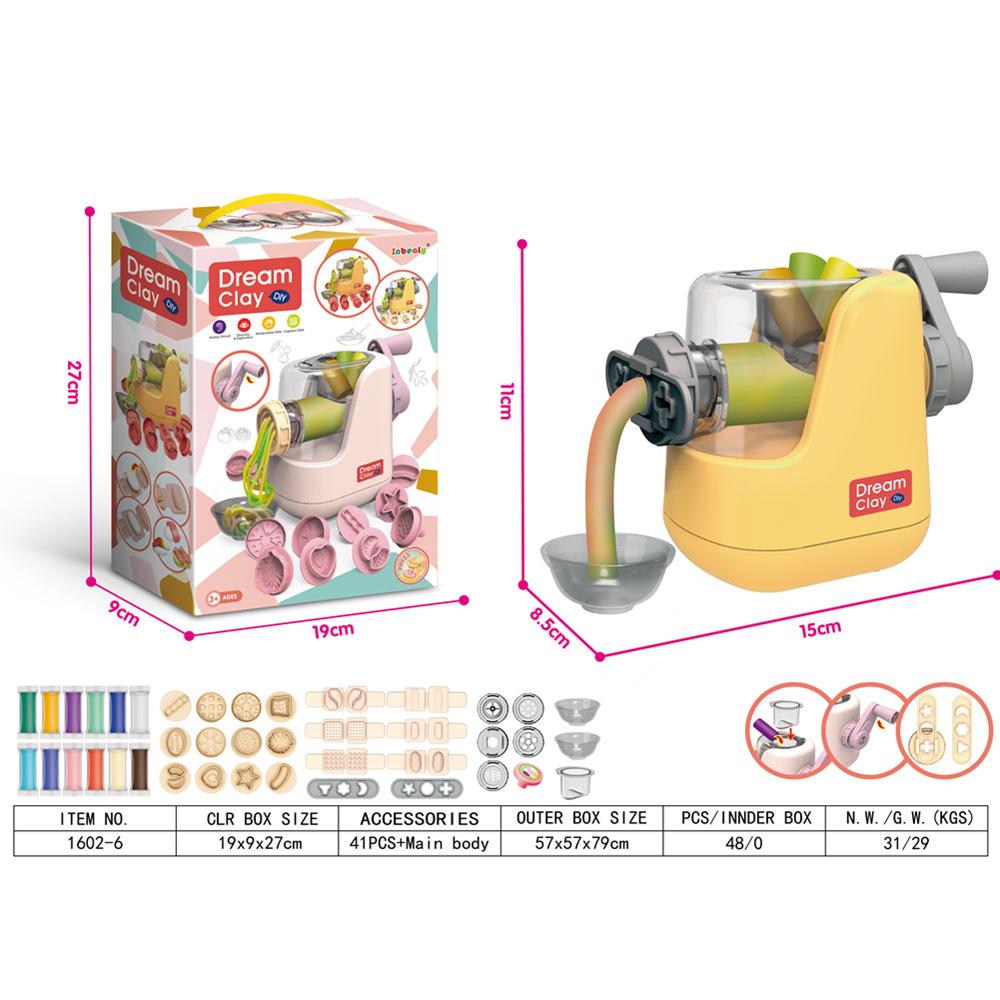 Colorful Clay Noodle Machine Toys, Children'S Diy Ultra-Light Clay Kindergarten Handmade Light Clay Plasticine Mold