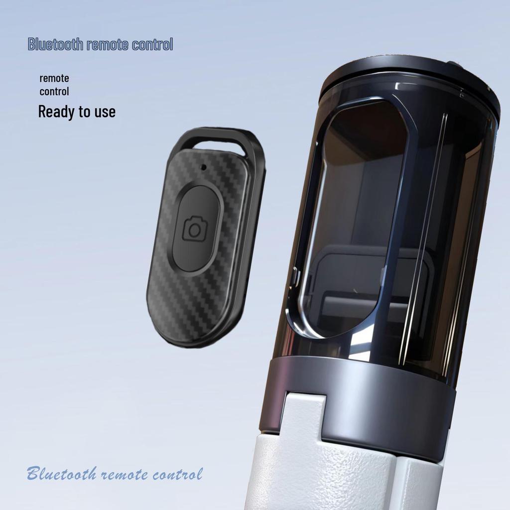 Bluetooth Selfie Stick with Aluminum Tripod for Vertical Mobile Shooting