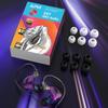 QKZ ZXT Monitor-Level Wired Gaming Earphones with Mic for Sports and Running