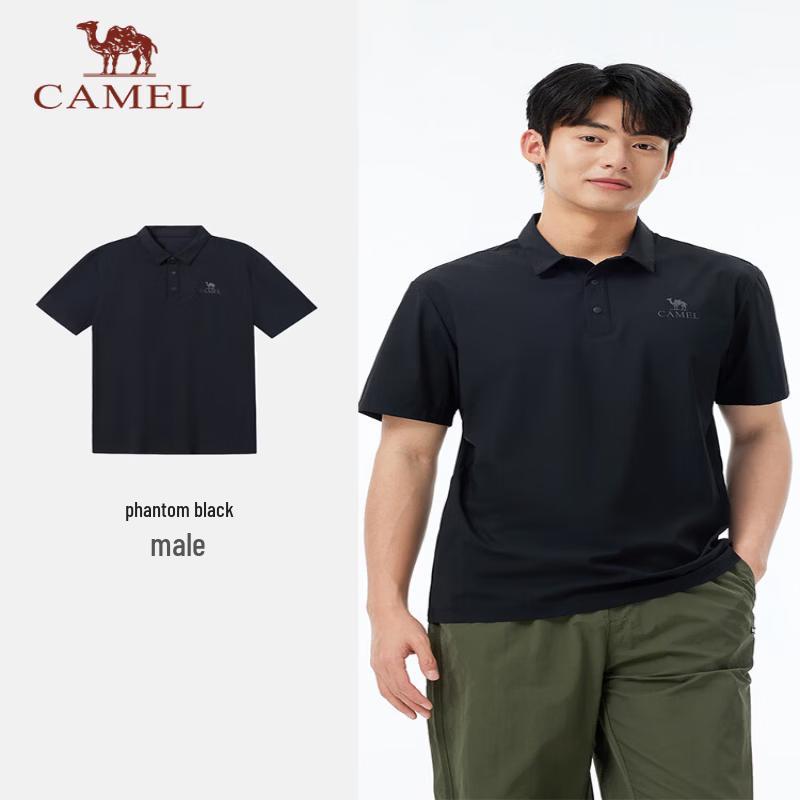 Camel Men s Outdoor Quick-Dry Polo Shirt
