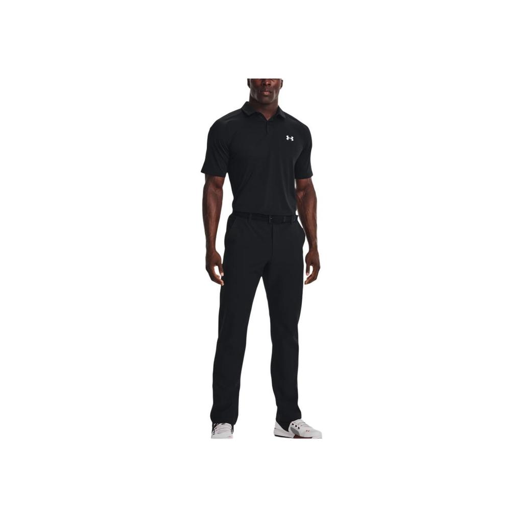 Under Armour Iso-Chill Solid Golf Polo Shirt Men Tops Black 1370090-001