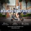 KuKirin G2 Pro Electric Scooter 2024 Version, 600W Brushless Motor, 48V 15.6AH Battery, 9-inch Rubber Vacuum Tires, 45km/h Max Speed