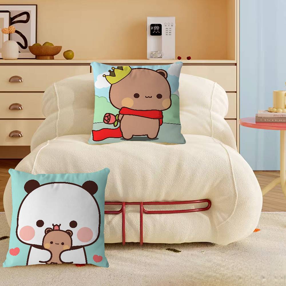 Cartoon B-Bubu Dudu Office Cushion Pillowcase Car Cushion Cover45X45CM Lumbar Pillowcase Sofa Pillowcover