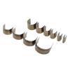 10 Pcs Leather Cutting Mold Hand Made DIY Semi Circular Leather Punching Die Tool 5‑50mm