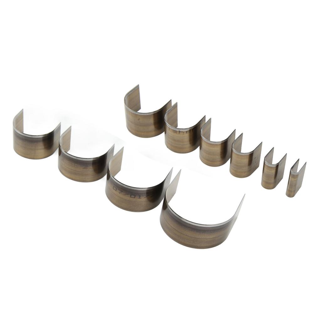 10 Pcs Leather Cutting Mold Hand Made DIY Semi Circular Leather Punching Die Tool 5‑50mm