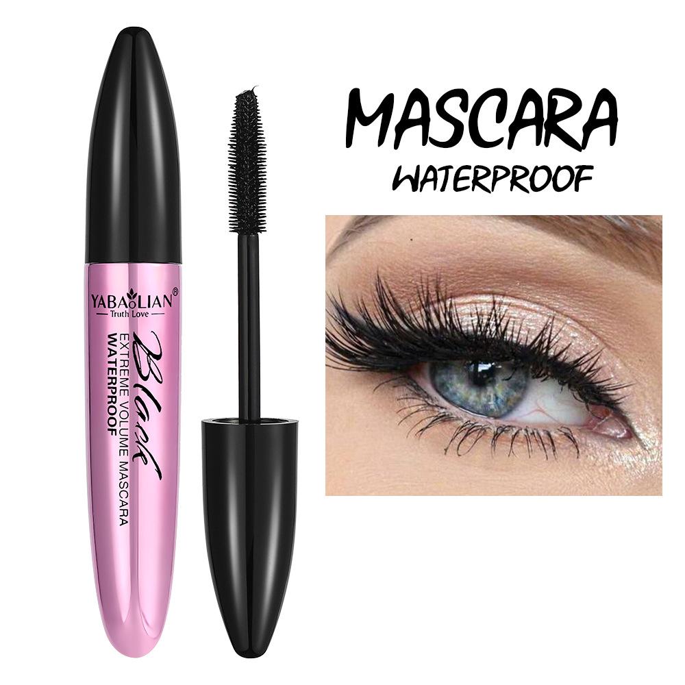 5D Volumizing Mascara Curling  Lengthening Black Mascara  Long-Lasting Formula Waterproof & Smudge-Proof Mascara