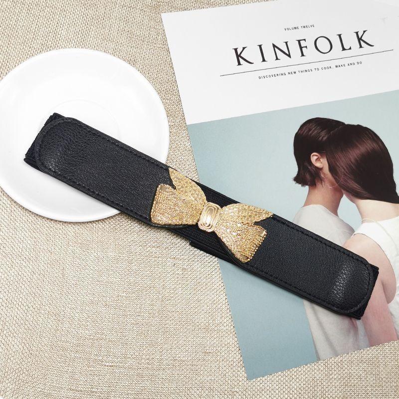 Stylish Waist Belt For Women Fashionable Dress Accent Versatile Elastic Design Available In Multiple Colors And Patterns