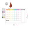Stylish Erasable Magnetic Calendar Board For Easy Weekly Planning Calendar Erasable Monthly And Weekly Schedule Magnetic