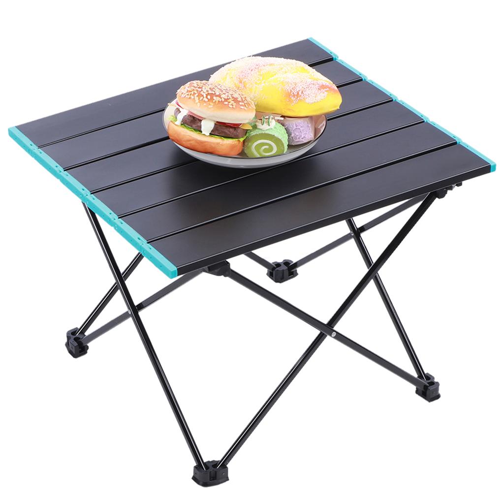 Venkovní přenosný skládací kempingový piknikový jídelní stůl Lehký stůl z hliníkové slitiny