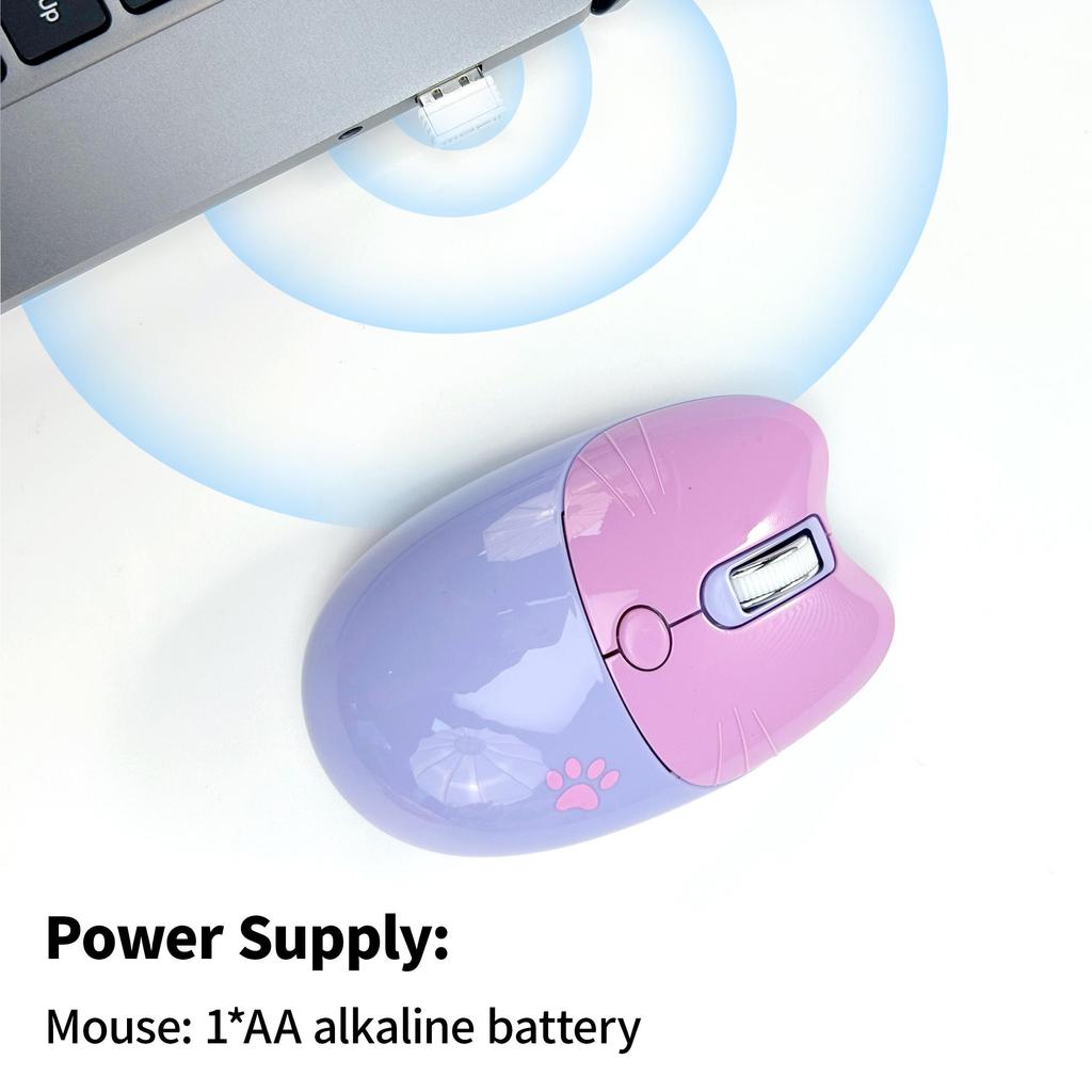 Mofii M3DM Sleek Wireless Bluetooth Dual-Mode Mouse – Silent Wireless Mouse for Laptop and Office Use