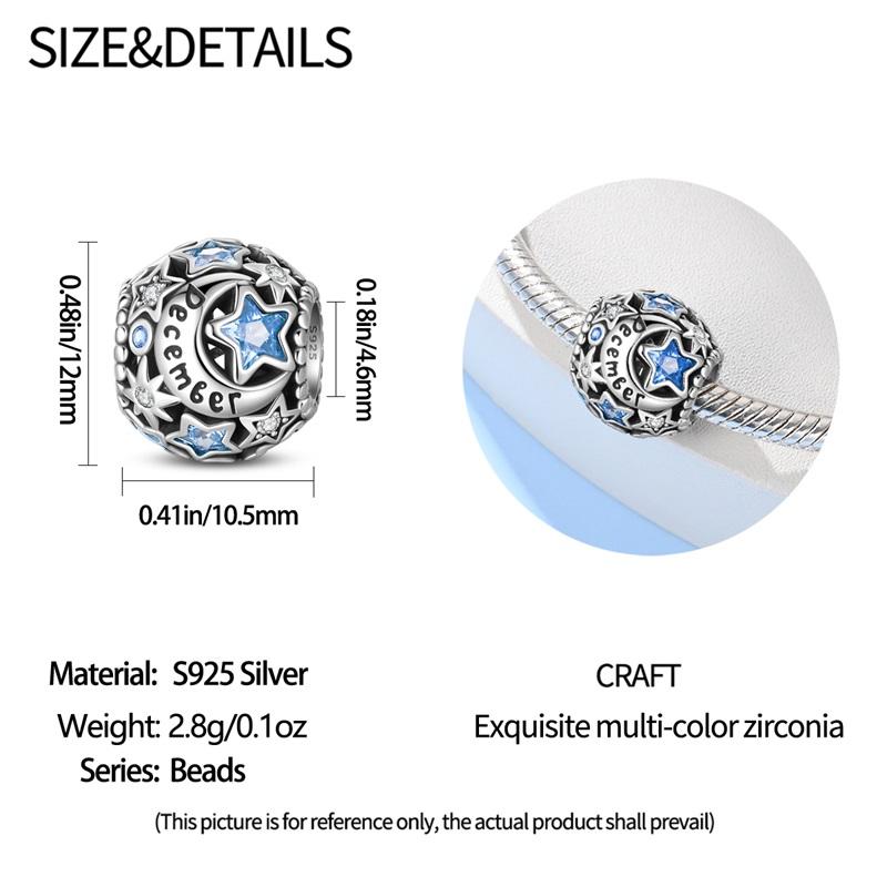 100% Copper Birthday Month Lucky Charms Beads From January To December Fit Pan Original Bracelets Diy Jewelry Gifts