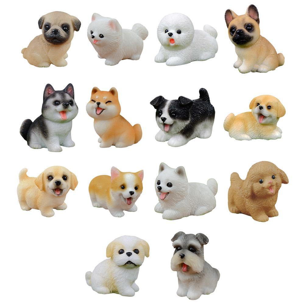 Fairy Garden Decor As Picture Miniature Dog Figure Attention To Detail Home Decor Collection For Bonsai Arrangement