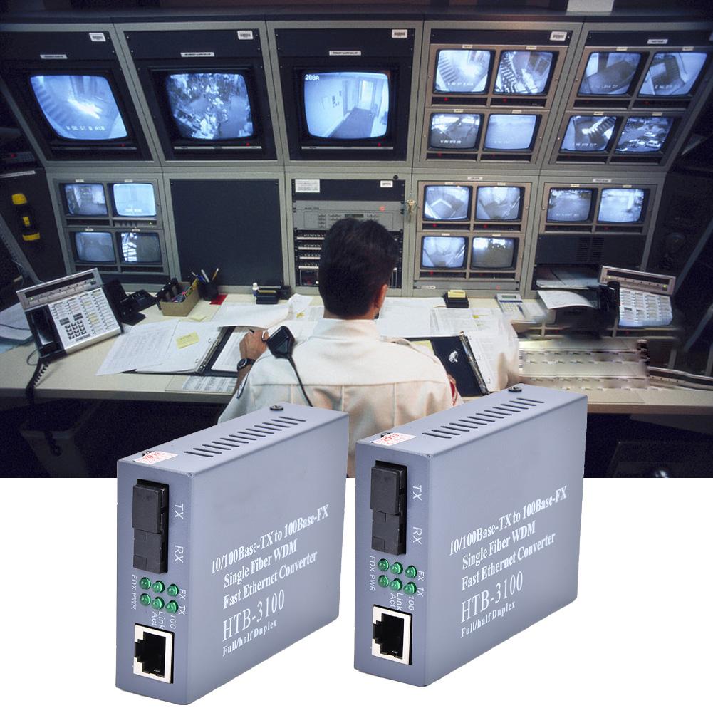 Convertitore Ethernet a Cento Megabit Ricetrasmettitore in Fibra Ottica