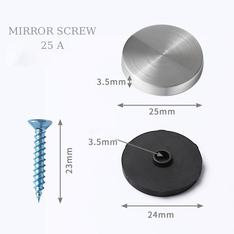 10 PC Advertisement nail stainless steel screws with decorative holes for decorative cover of ceramic tile acrylic glass