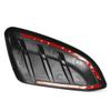 2x Pro Honda Civic Hatchback 2016-20 Kryt zrcátka bočního křídla Černý lesklý