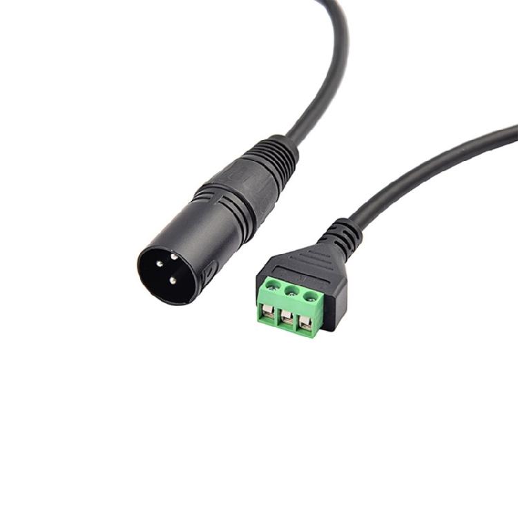 High Conductivity Copper XLR Adapter for Interference Free Signal Extension in Audios Systems