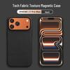 Official Magnetic Fabric Case for iPhone 17 Pro Max - Apple Tech Frosted Full Coverage Protective Case